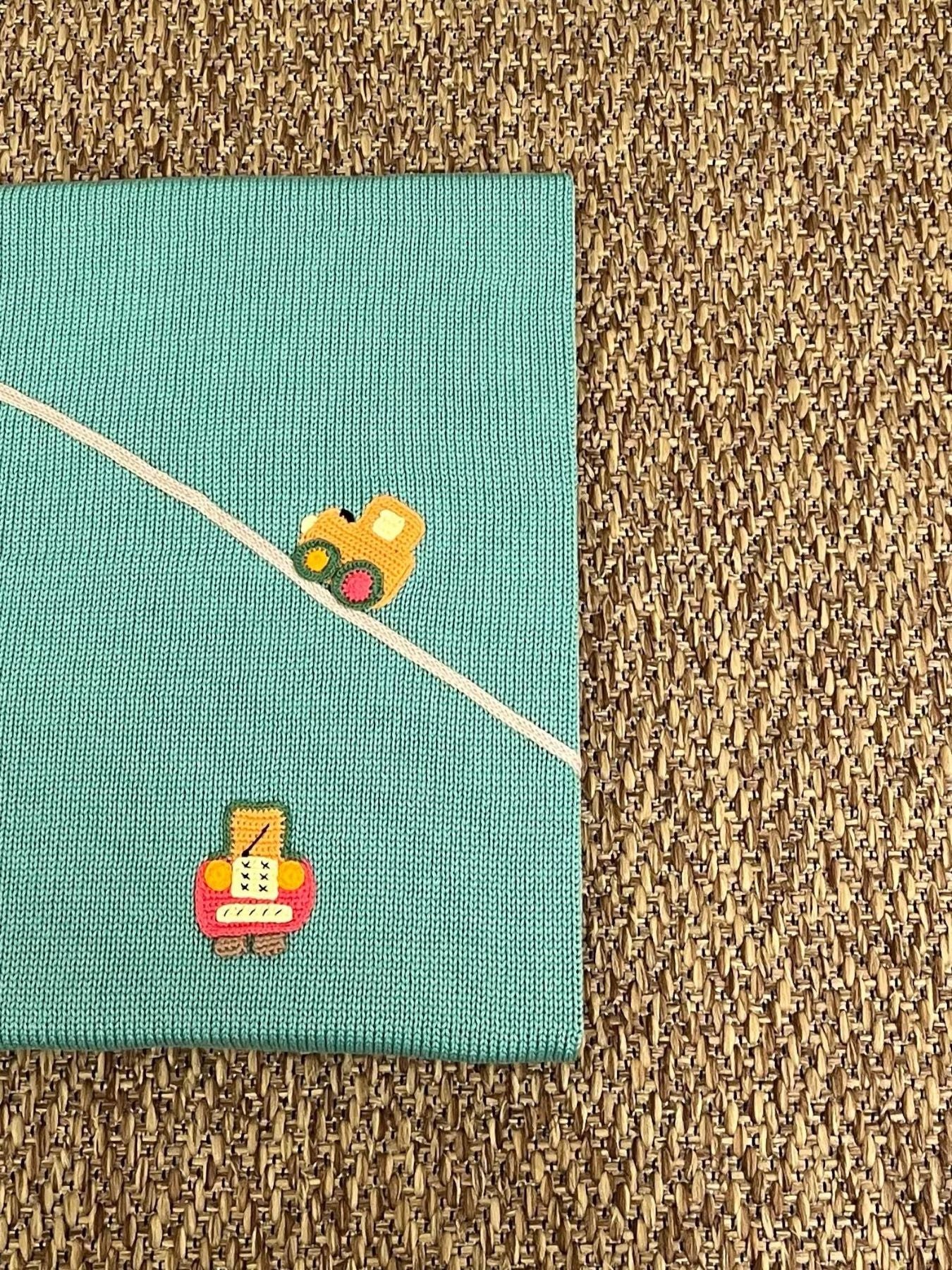 Coperta Neonato VERDE CETIN/CO-V -  NANU' BABY