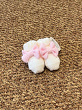 Babbucce Neonata Panna DOPPIO FIOCCO 722 by BABY LORD