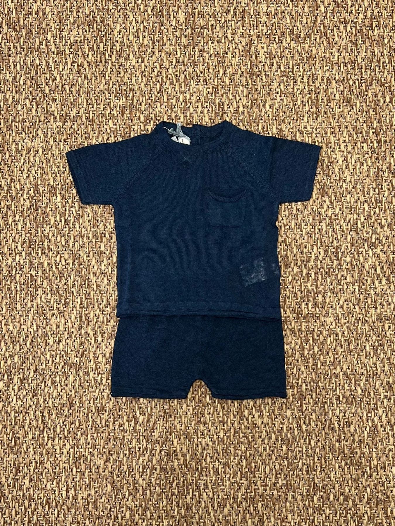 Completo nascita 2 pezzi Bimbo BLU 45170/B -  NANU' BABY