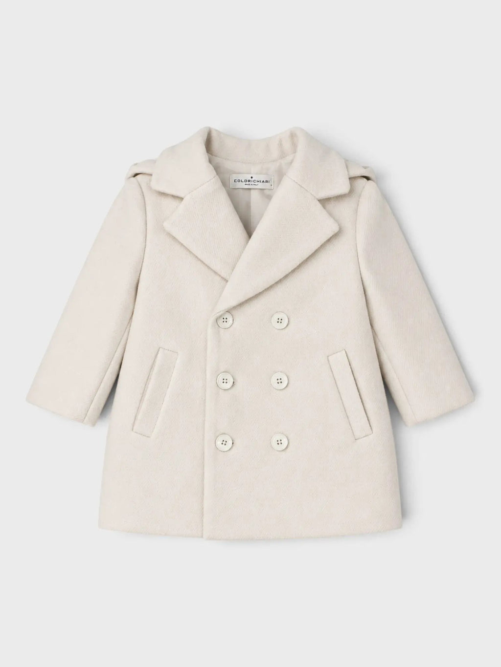 Cappotto Bimbo Panna MN148745/4729s by COLORICHIARI