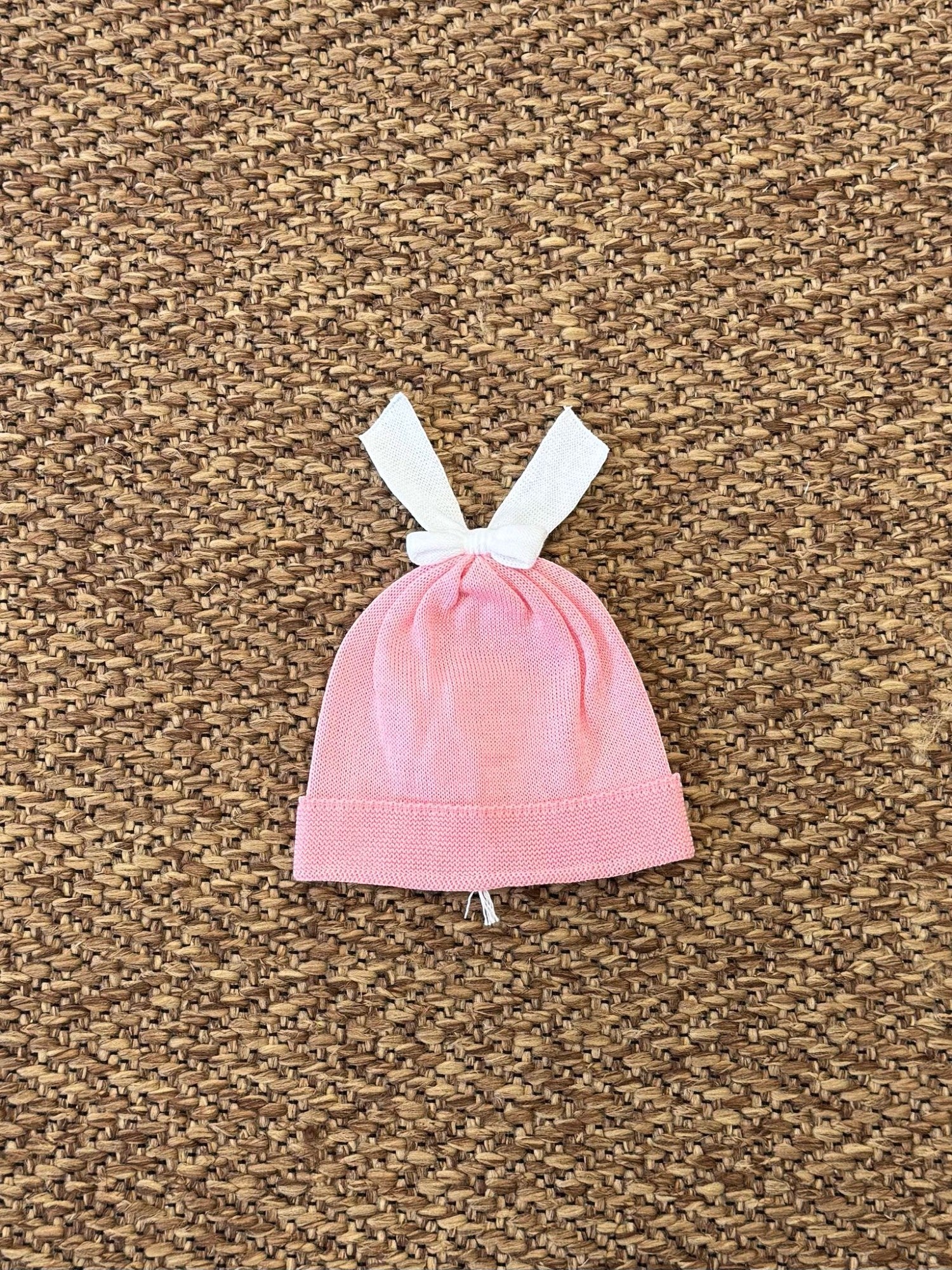 Cuffia Fiocco Neonata ROSA FIOCCO 681 -  NANU' BABY