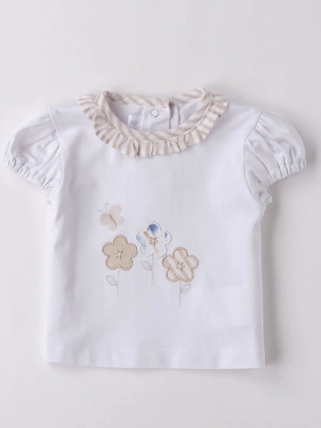 T-shirt Bimba Bianco 3B724/0113 by MINIBANDA