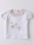 T-shirt Bimba Bianco 3B724/0113 by MINIBANDA