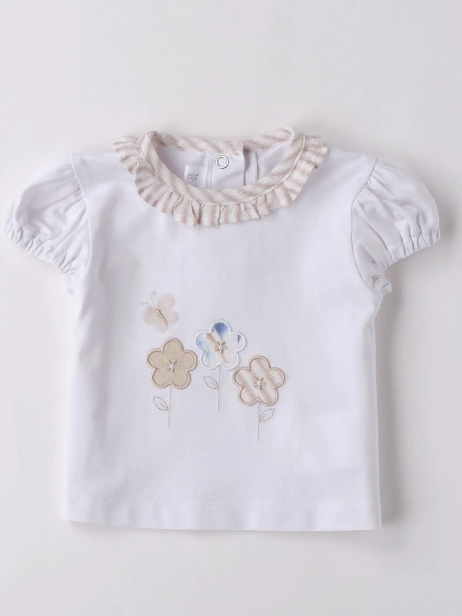 T-shirt Bimba Bianco 3B724/0113 by MINIBANDA