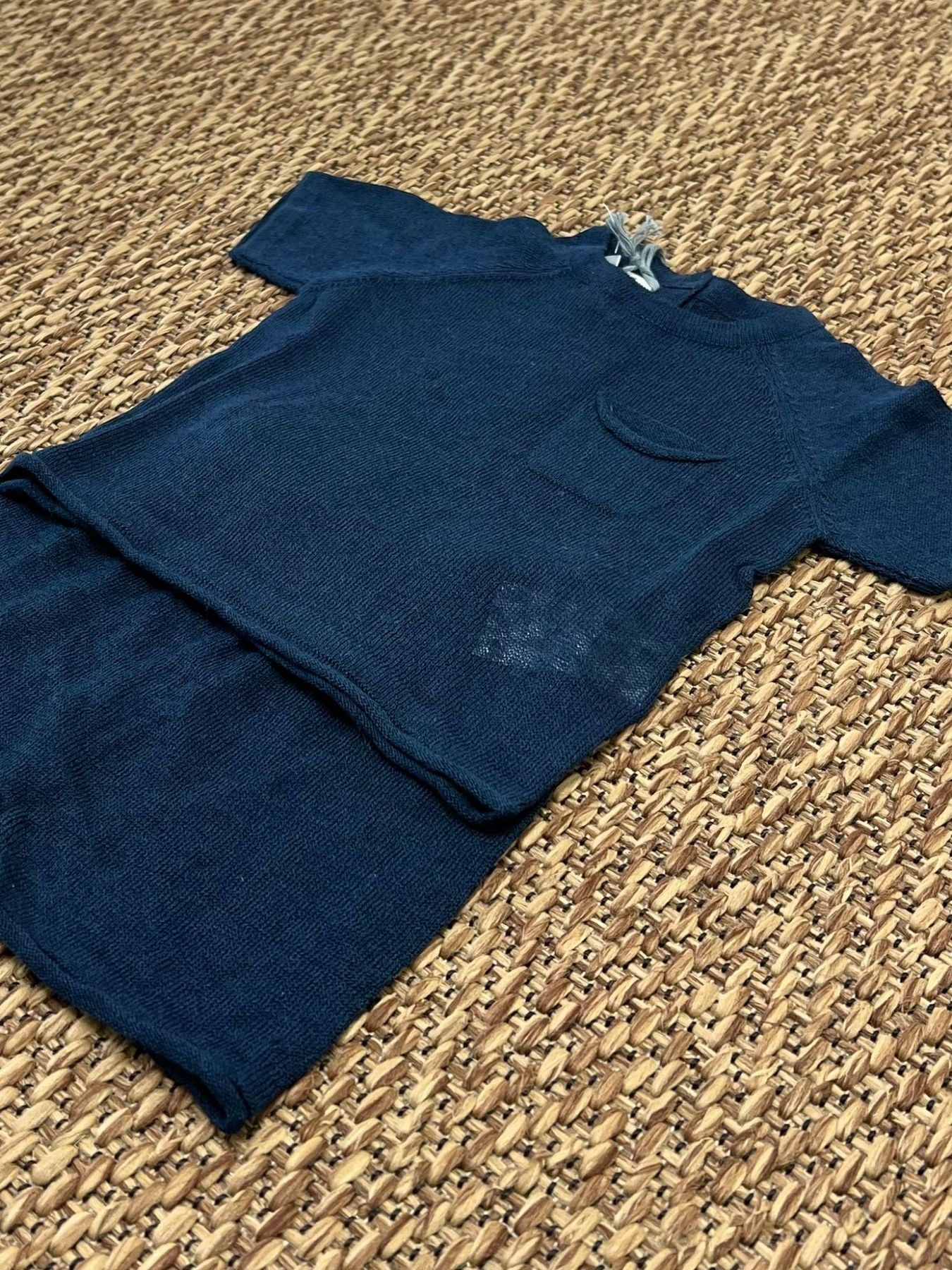 Completo nascita 2 pezzi Bimbo BLU 45170/B -  NANU' BABY