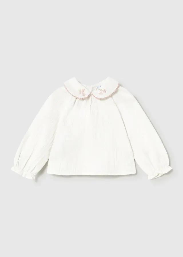 Blusa texture Bimba Ecru 2115/31 by MAYORAL