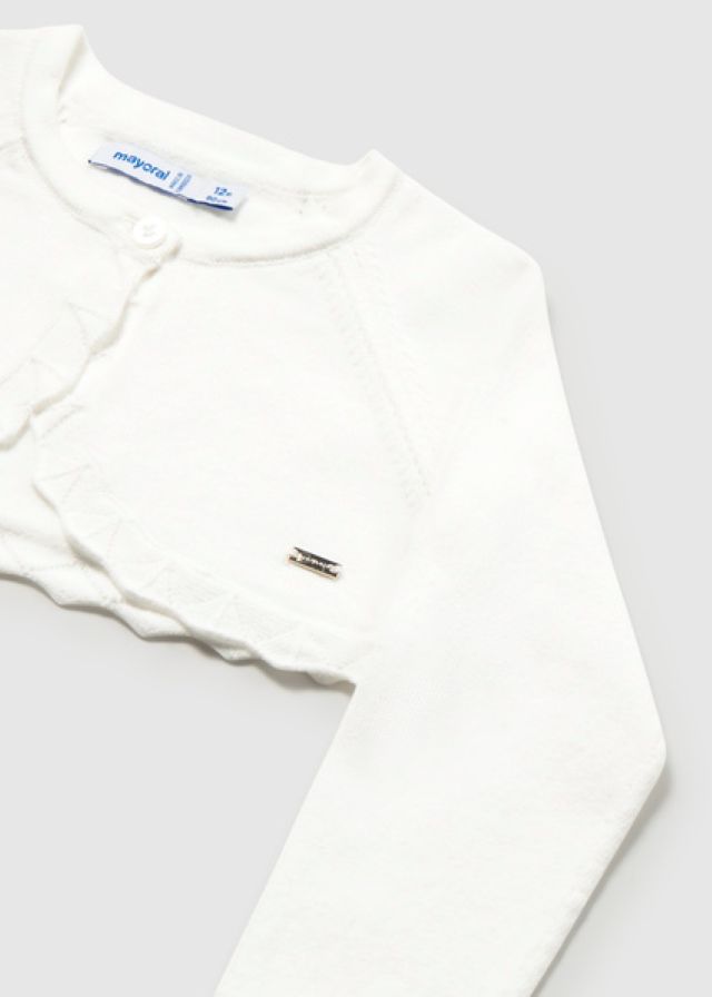 Giacca Bimba Ecru 306/84 by MAYORAL