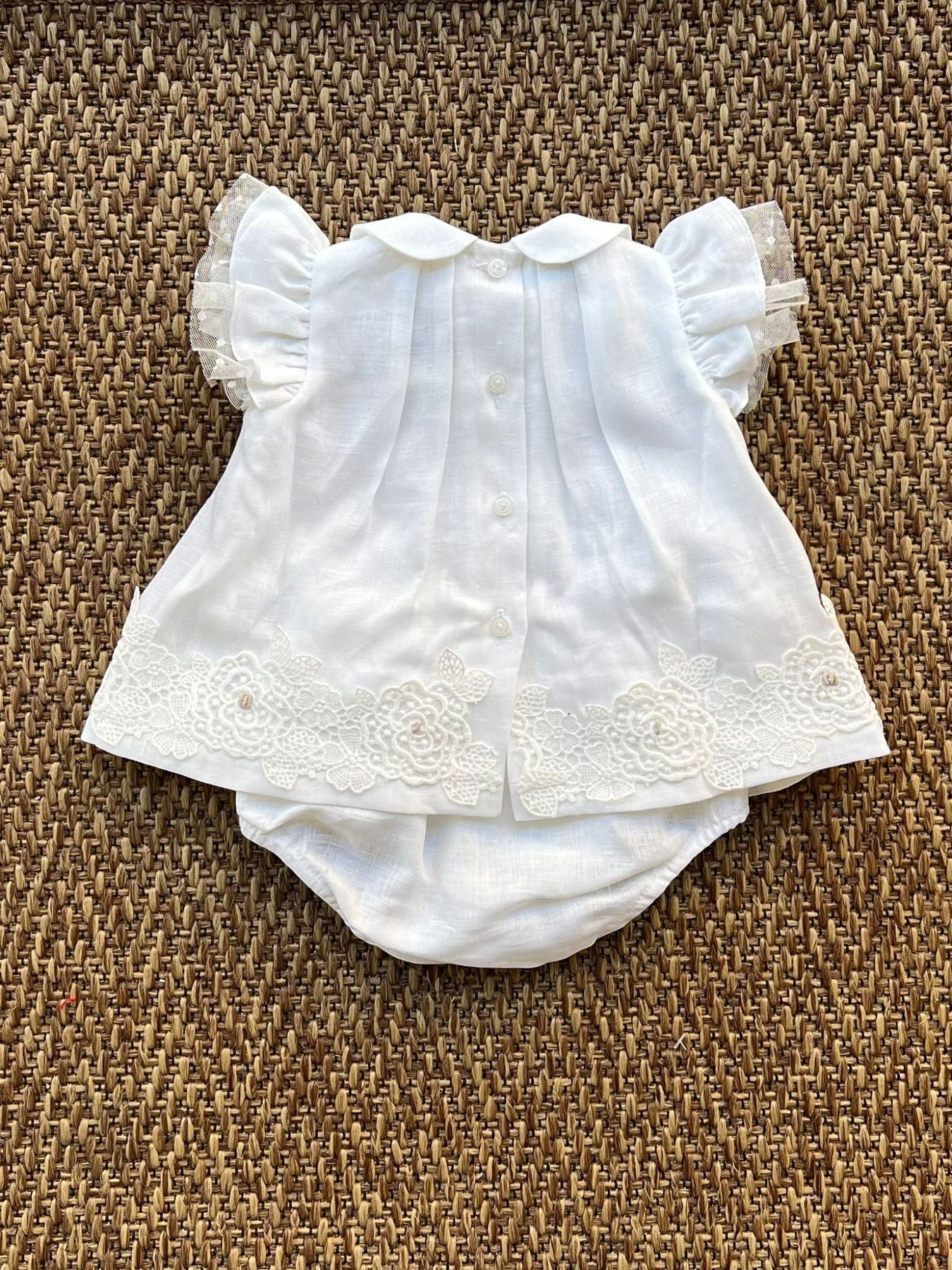 Pagliaccetto Bimba BIANCO EP1217MU -  NANU' BABY