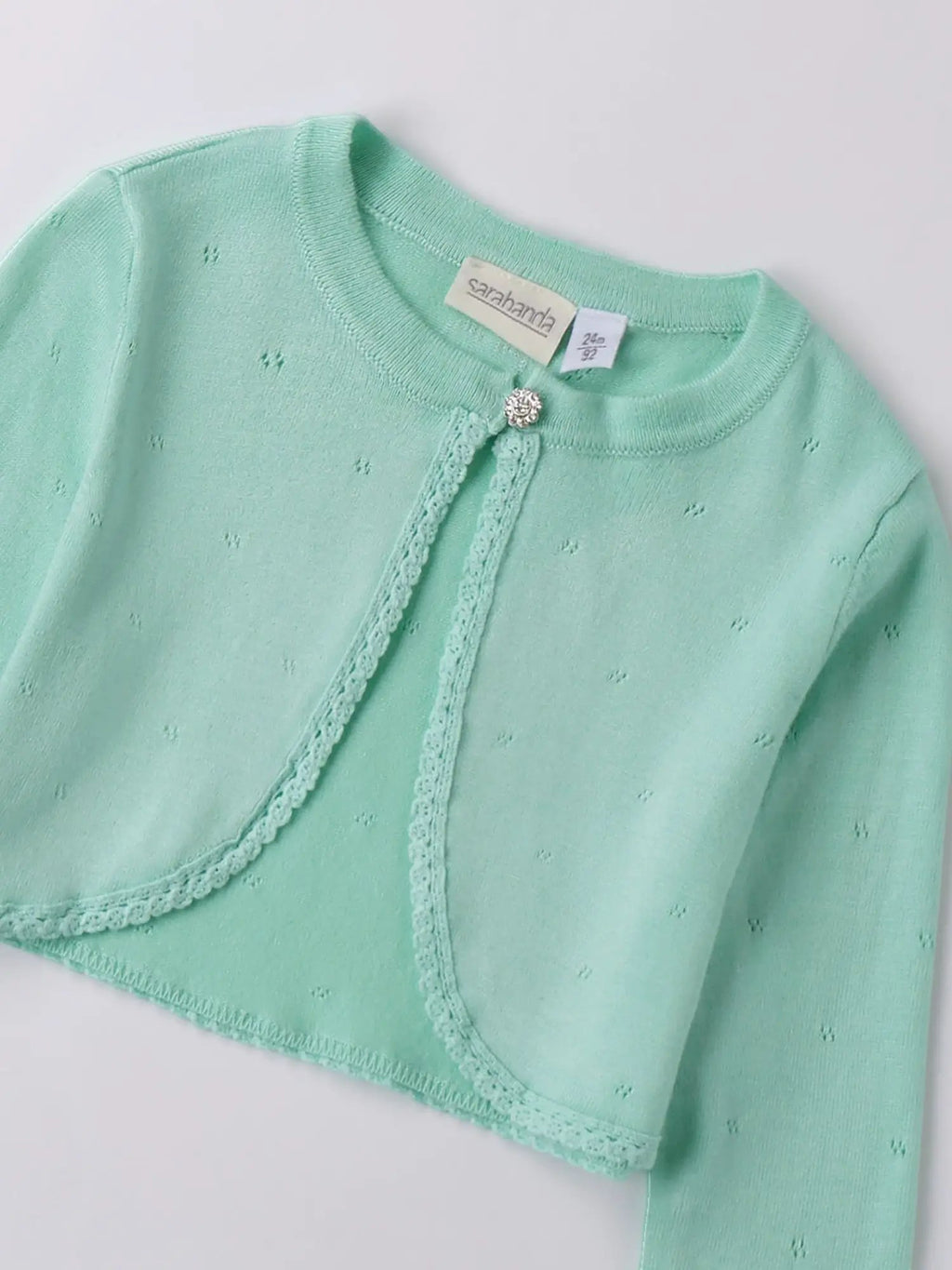Giacca Bimba Verde 0B333/4634 by SARABANDA