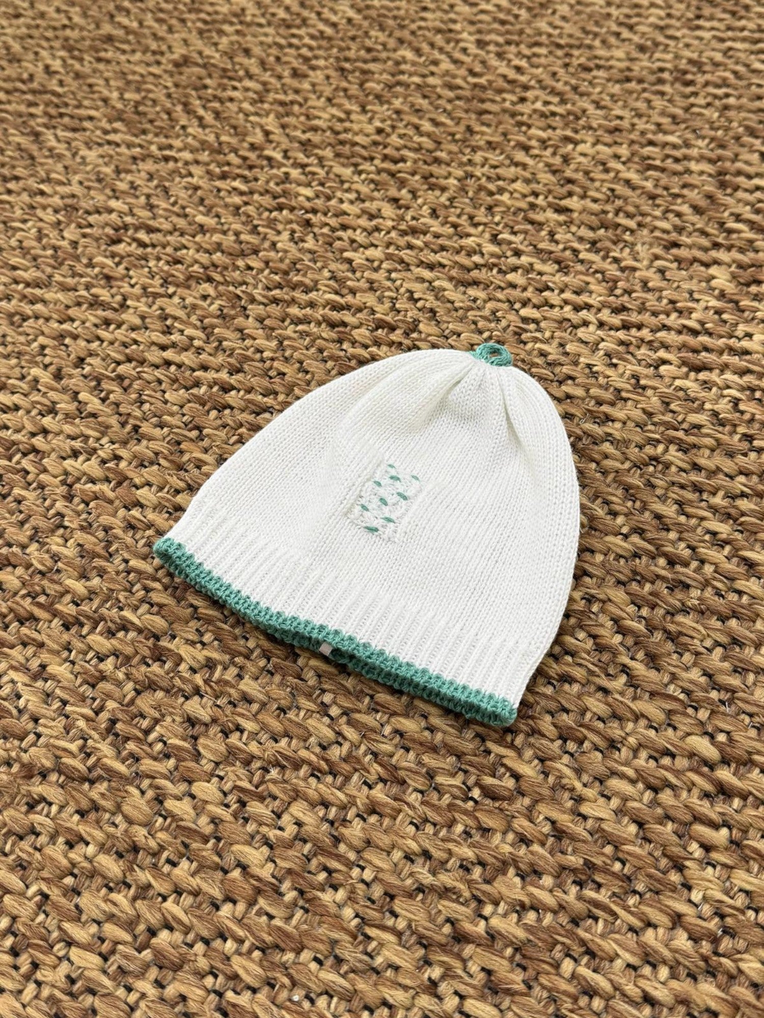Cuffia Nido Neonato BIANCO MONDELLO 1409 -  NANU' BABY