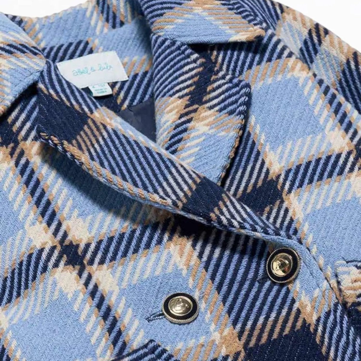 Cappotto Bimba Cielo 5845/4 by ABEL & LULA