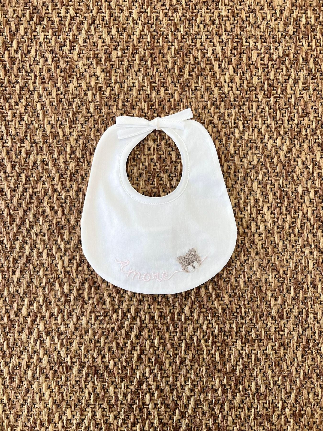 Bavetta Amore Neonata VANIGLIA IB65BAV/R -  NANU' BABY