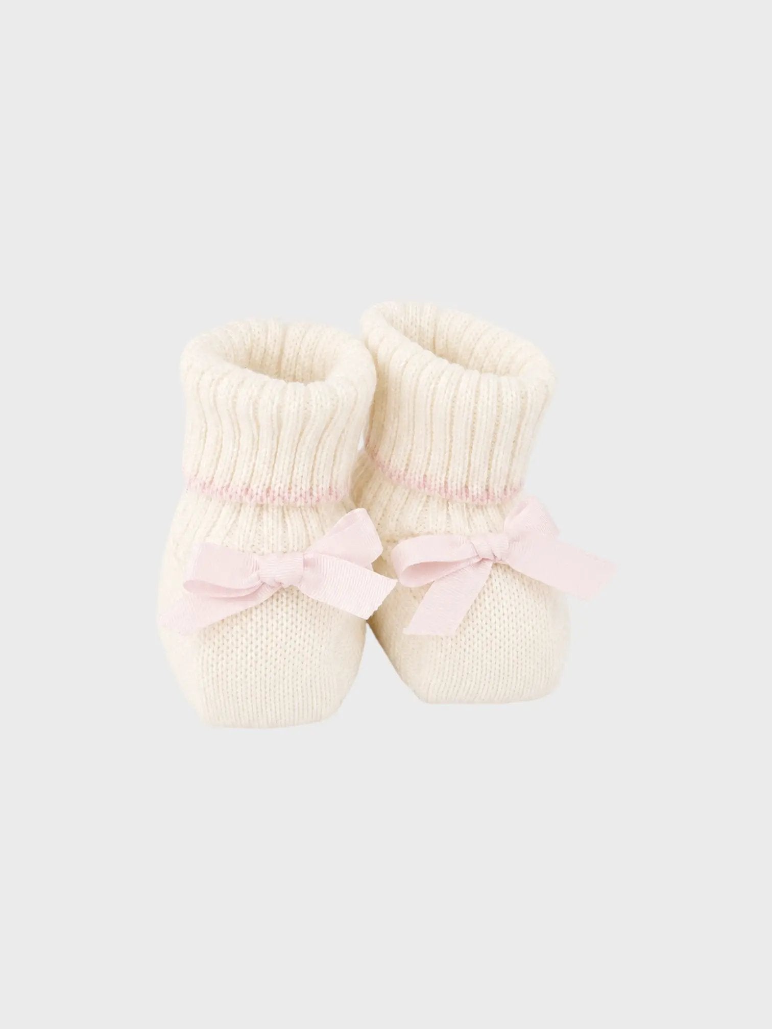 Babbucce Neonato Bianco 8236 by BIMBALO'