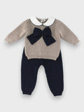 Completo nascita Neonato Tortora MAGLIA INGLESE FIOCCO 547/4837 by BABY LORD