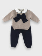 Completo nascita Neonato Tortora MAGLIA INGLESE FIOCCO 547/4837 by BABY LORD