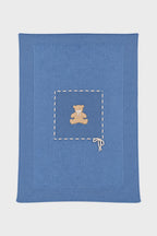 Coperta Neonato Blu ORSETTO 114
