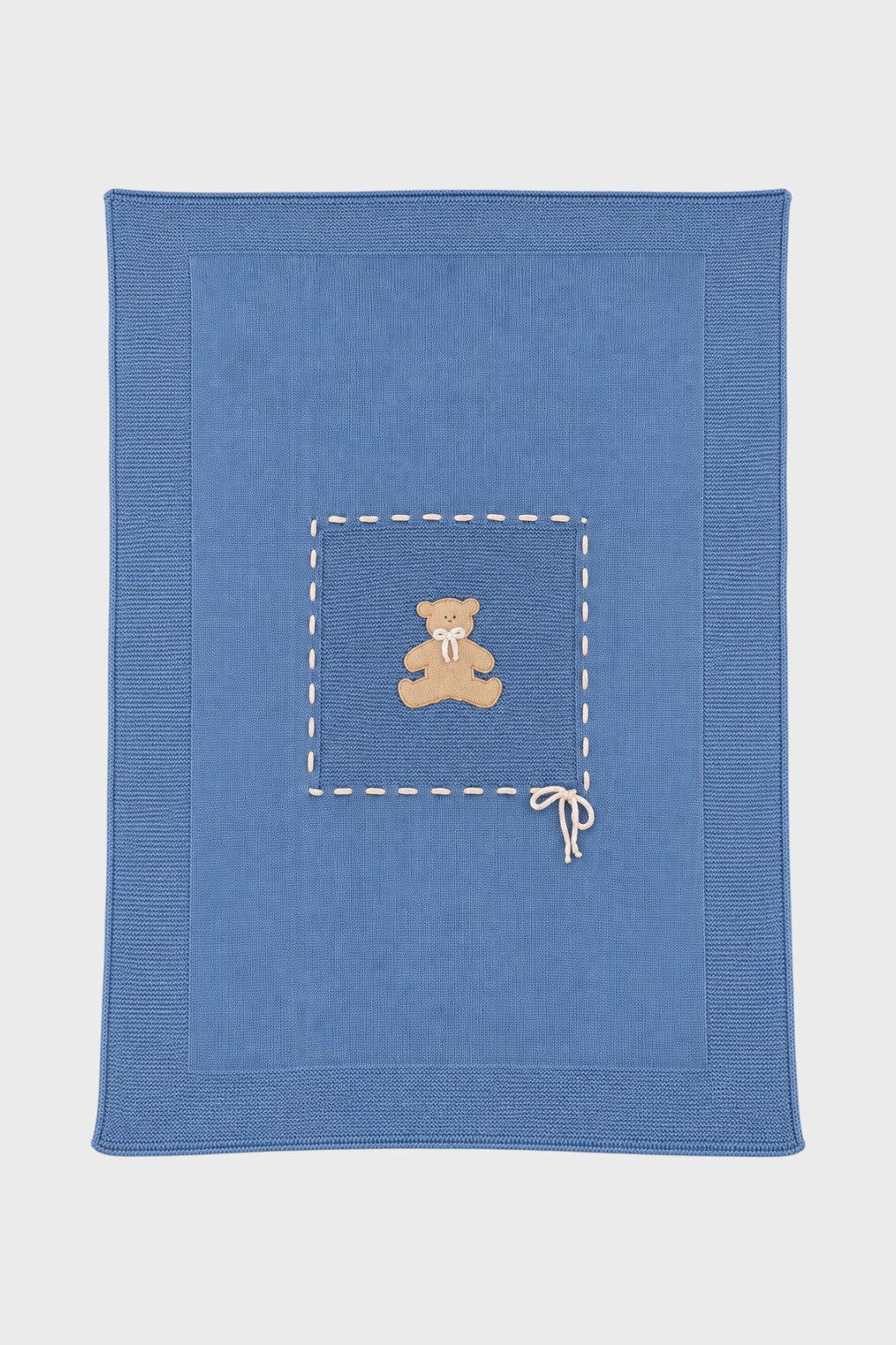 Coperta Neonato Blu ORSETTO 114