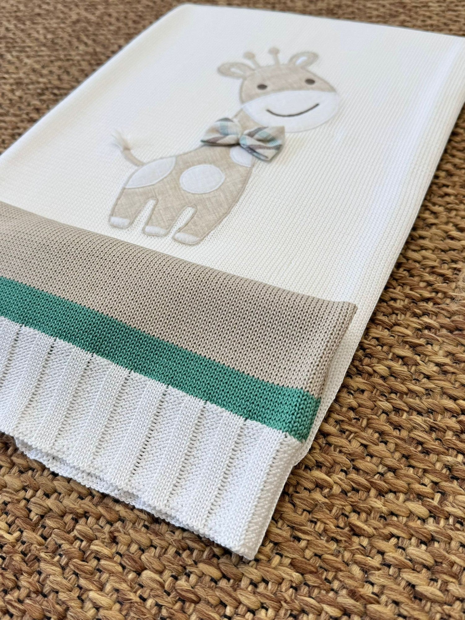 Coperta Neonato VERDE 7609 -  NANU' BABY