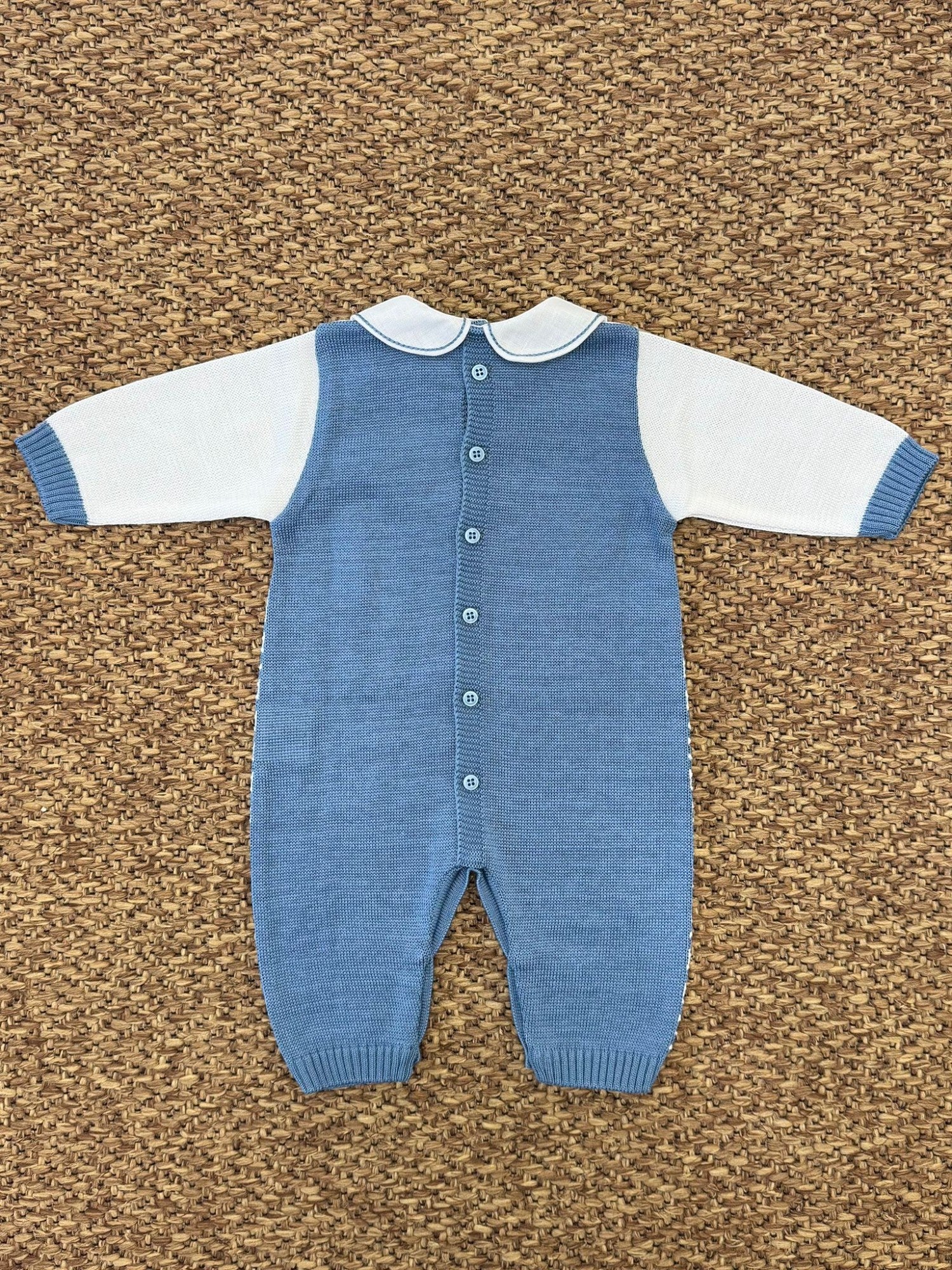 Tutina Neonato BIANCO EB7210 -  NANU' BABY