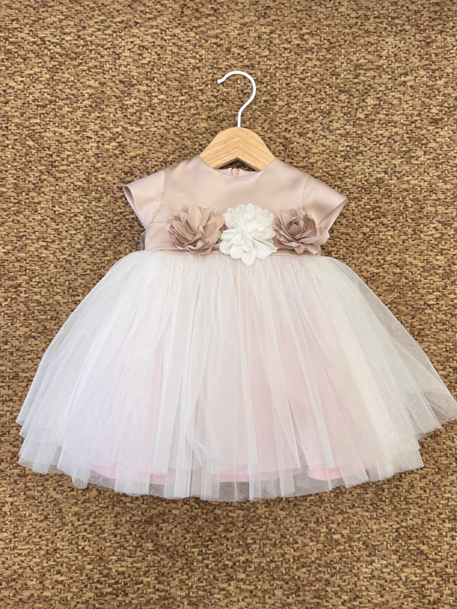 Abito Cerimonia Bimba ROSA ER316MC -  NANU' BABY