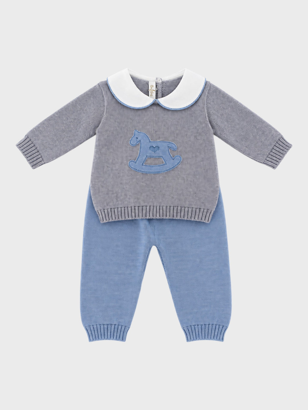Ensemble naissance Bébé Gris CHEVAL/522