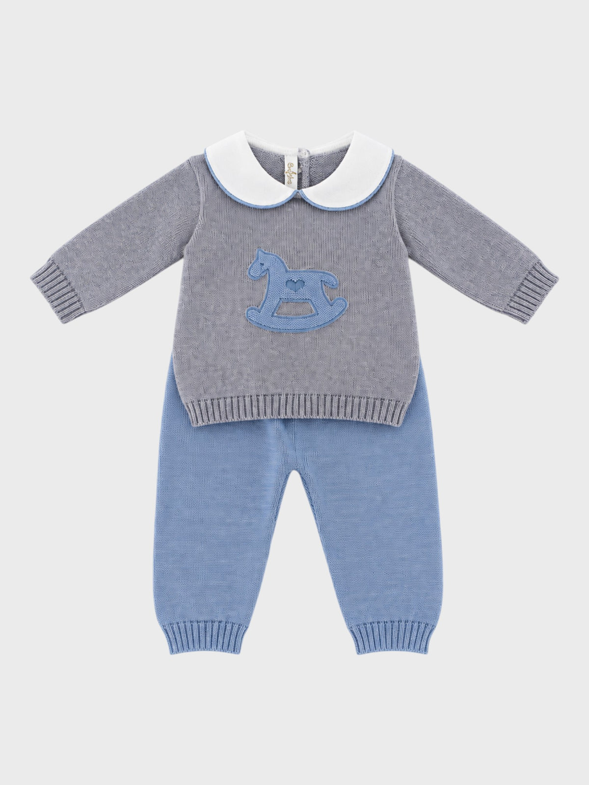 Ensemble naissance Bébé Gris CHEVAL/522