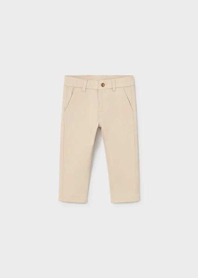 Pantaloni Bimbo Avorio 521/35 by MAYORAL