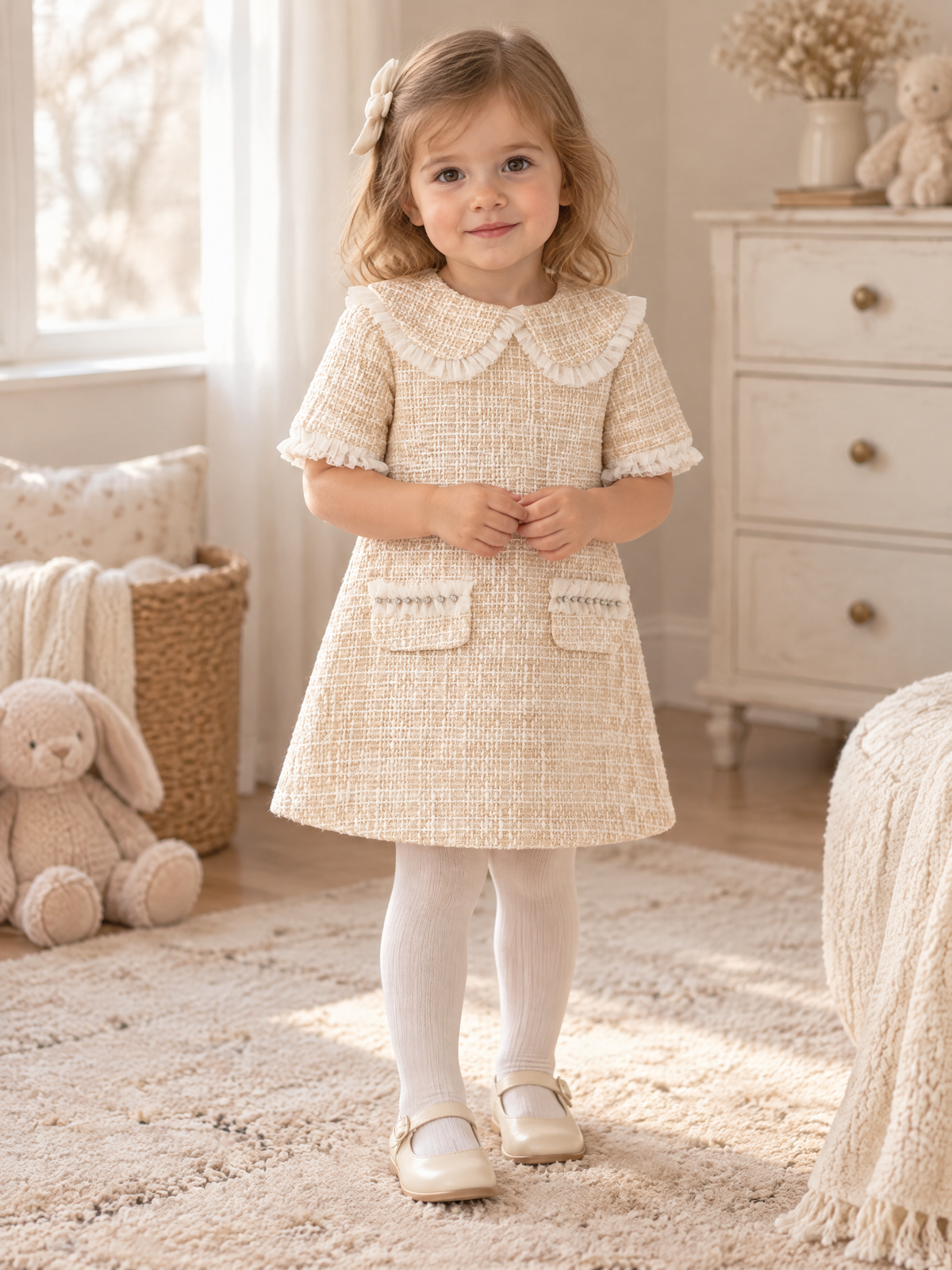 Abito Bimba Panna 8302 by BIMBALO'