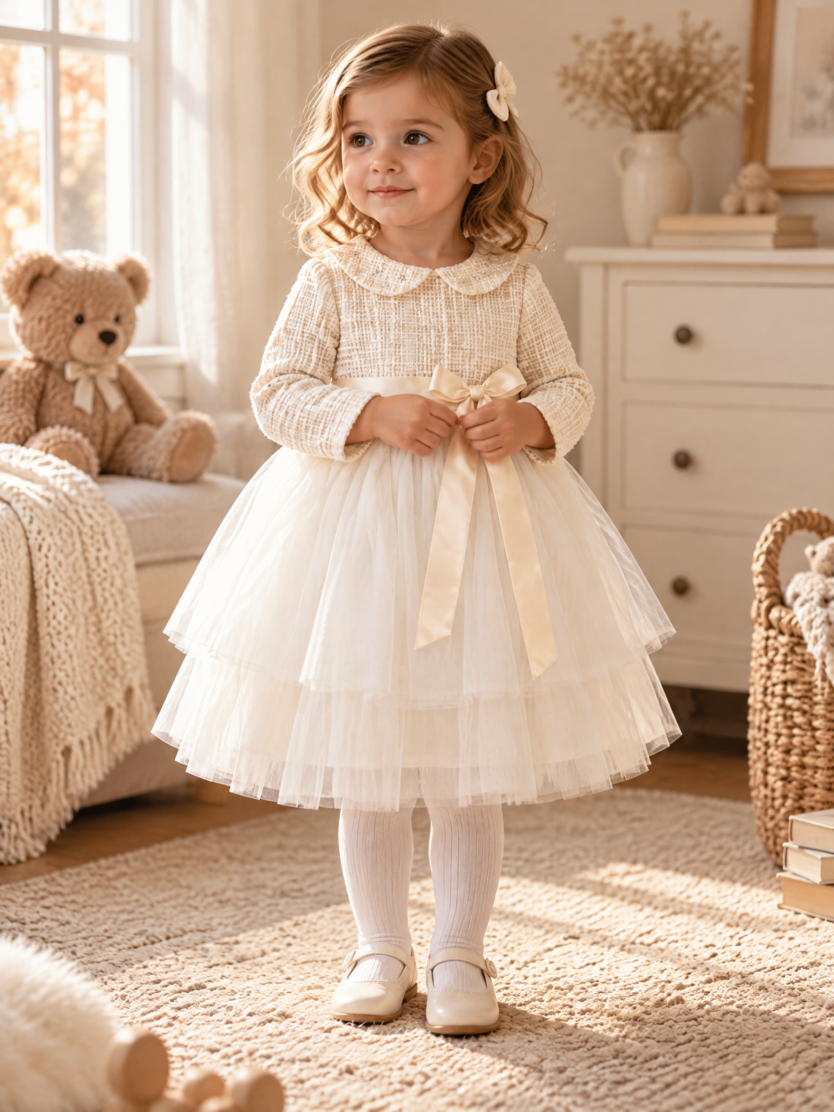 Abito Bimba Panna 8301 by BIMBALO'
