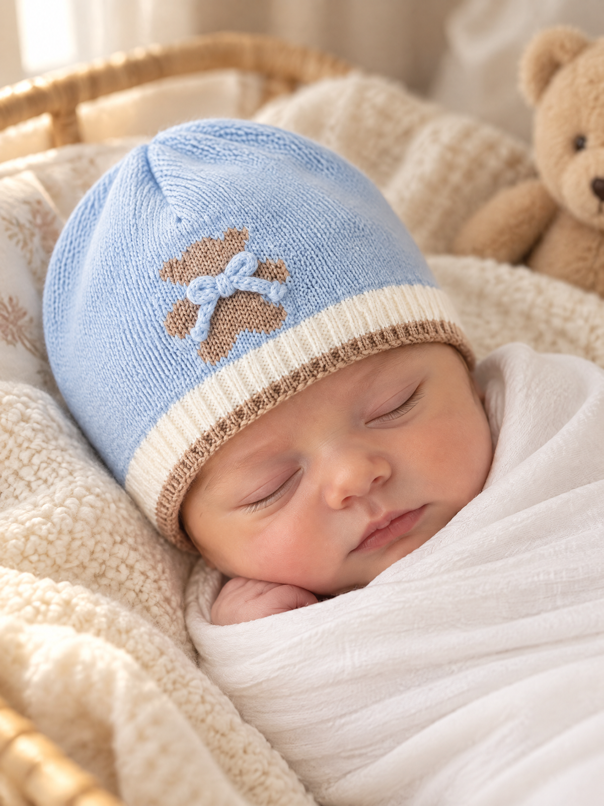 Cuffia Neonato Cielo 8254 by BIMBALO'