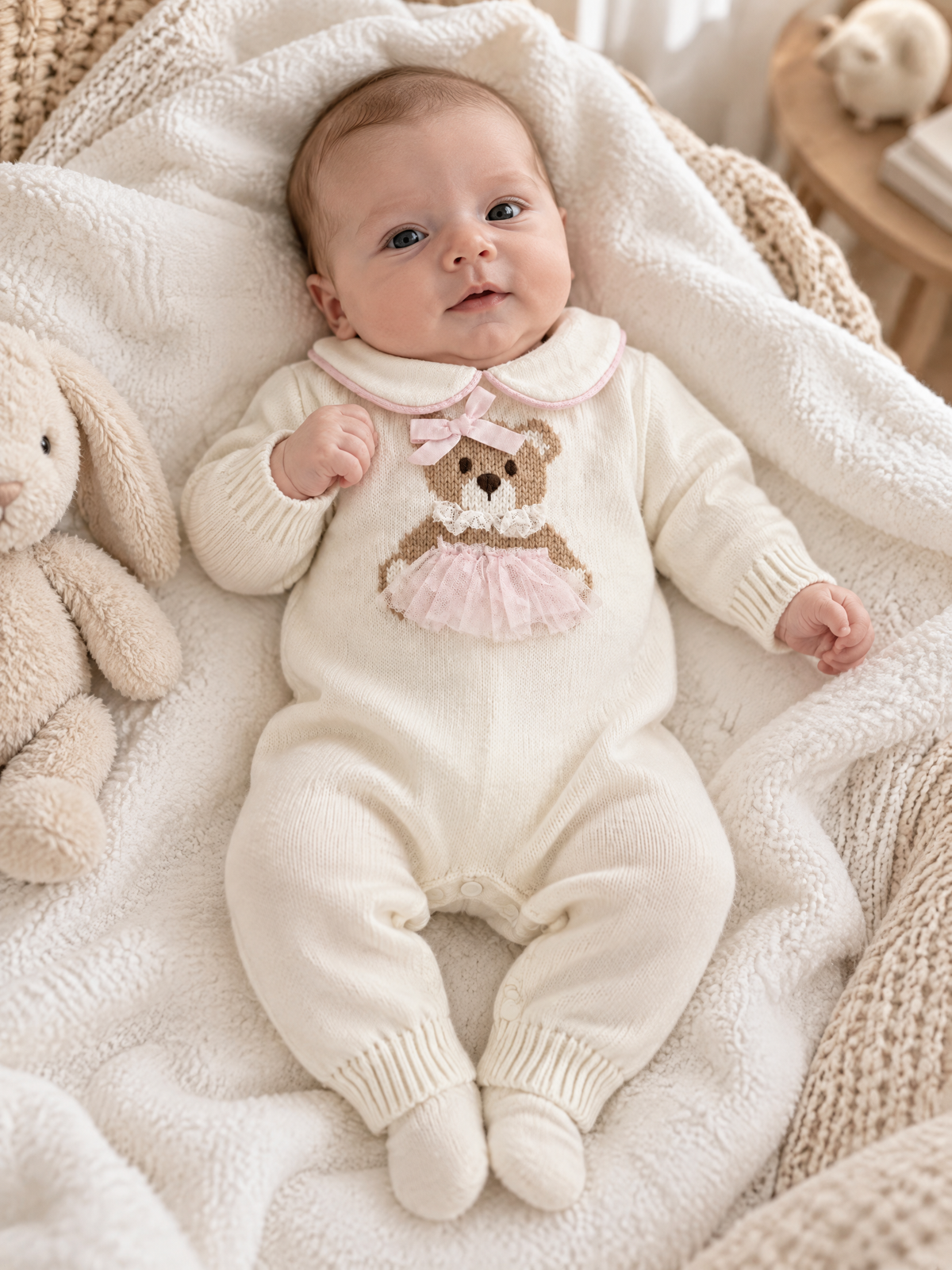 Tutina Neonato Bianco 8232 by BIMBALO'