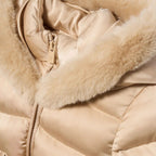 Cappotto Bimba Beige 5849/14 by ABEL & LULA