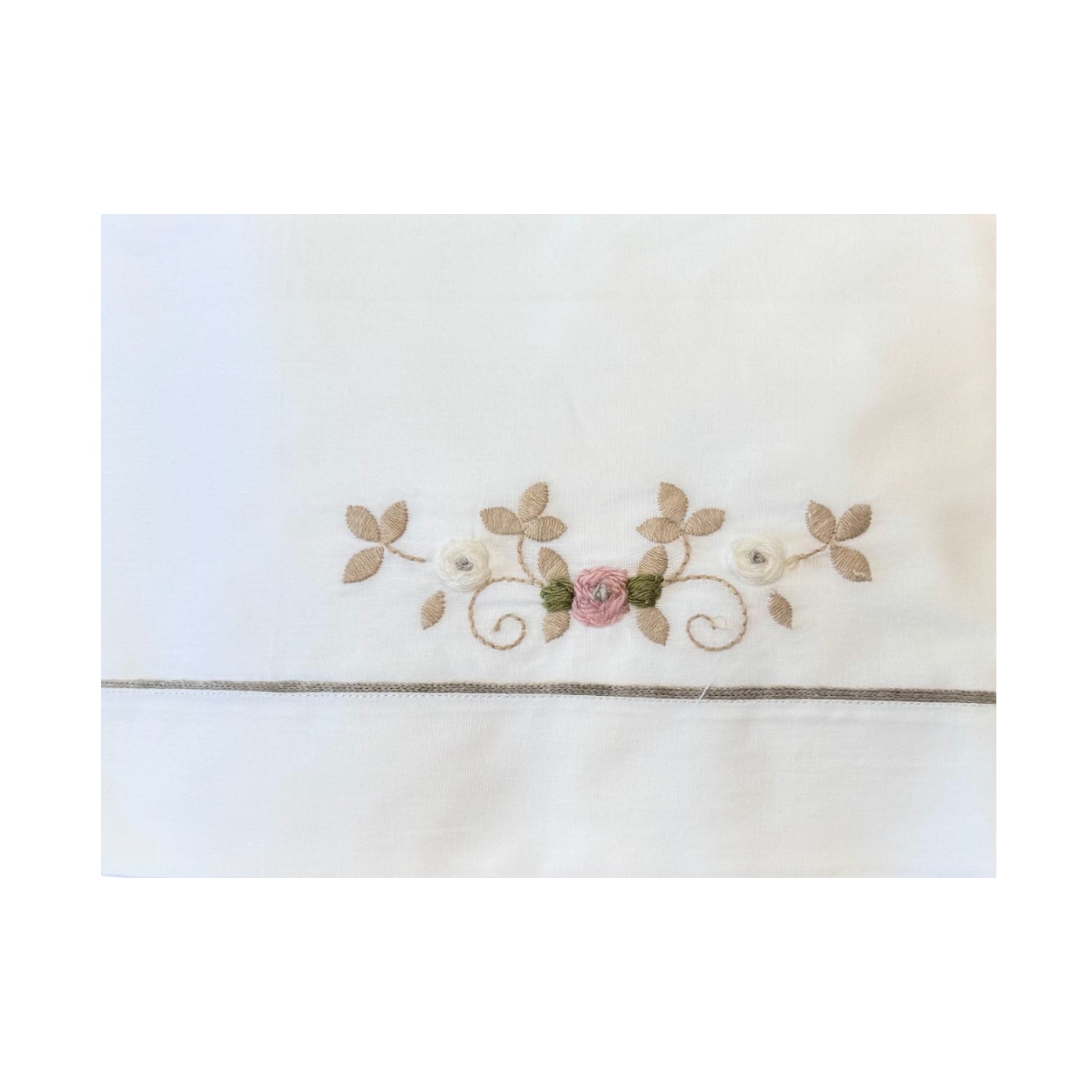 White Baby Fitted Sheet LL1104