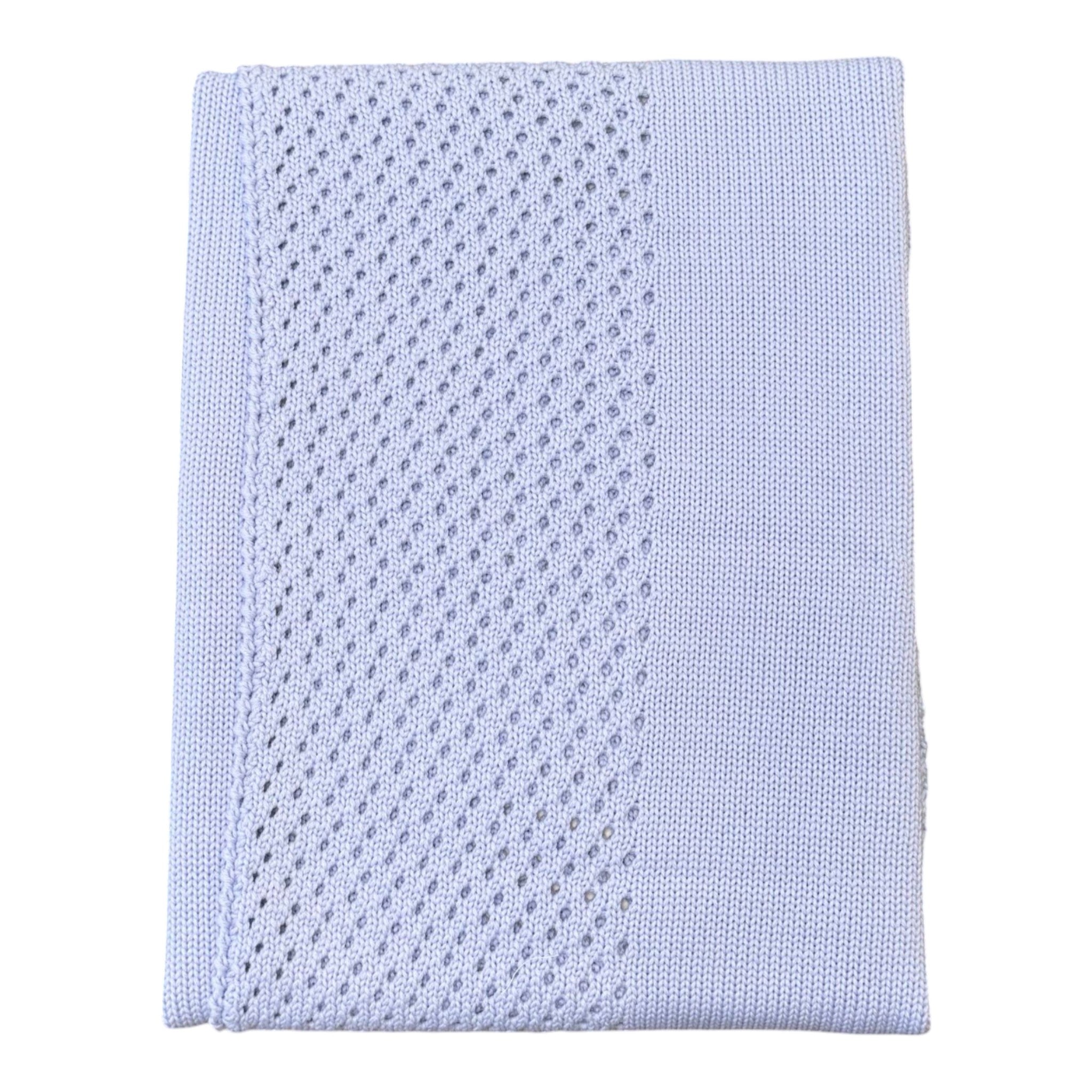 Merino Wool Baby Blanket Cielo - BEBE' DI ALMY E80/C