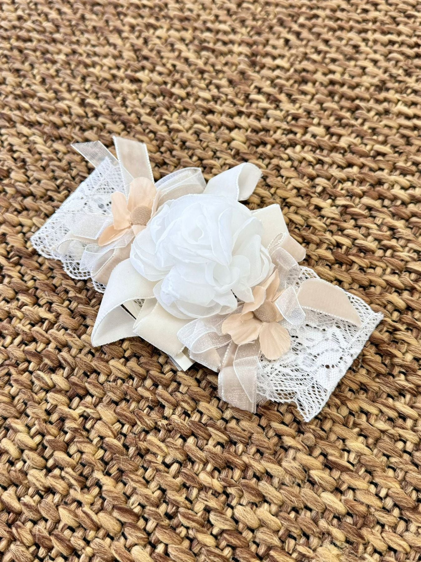 Fascia Cerimonia Flower  VANIGLIA IK329FA -  NANU' BABY