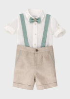 Completo Cerimonia Bimbo Beige F3436/779 by BABY A
