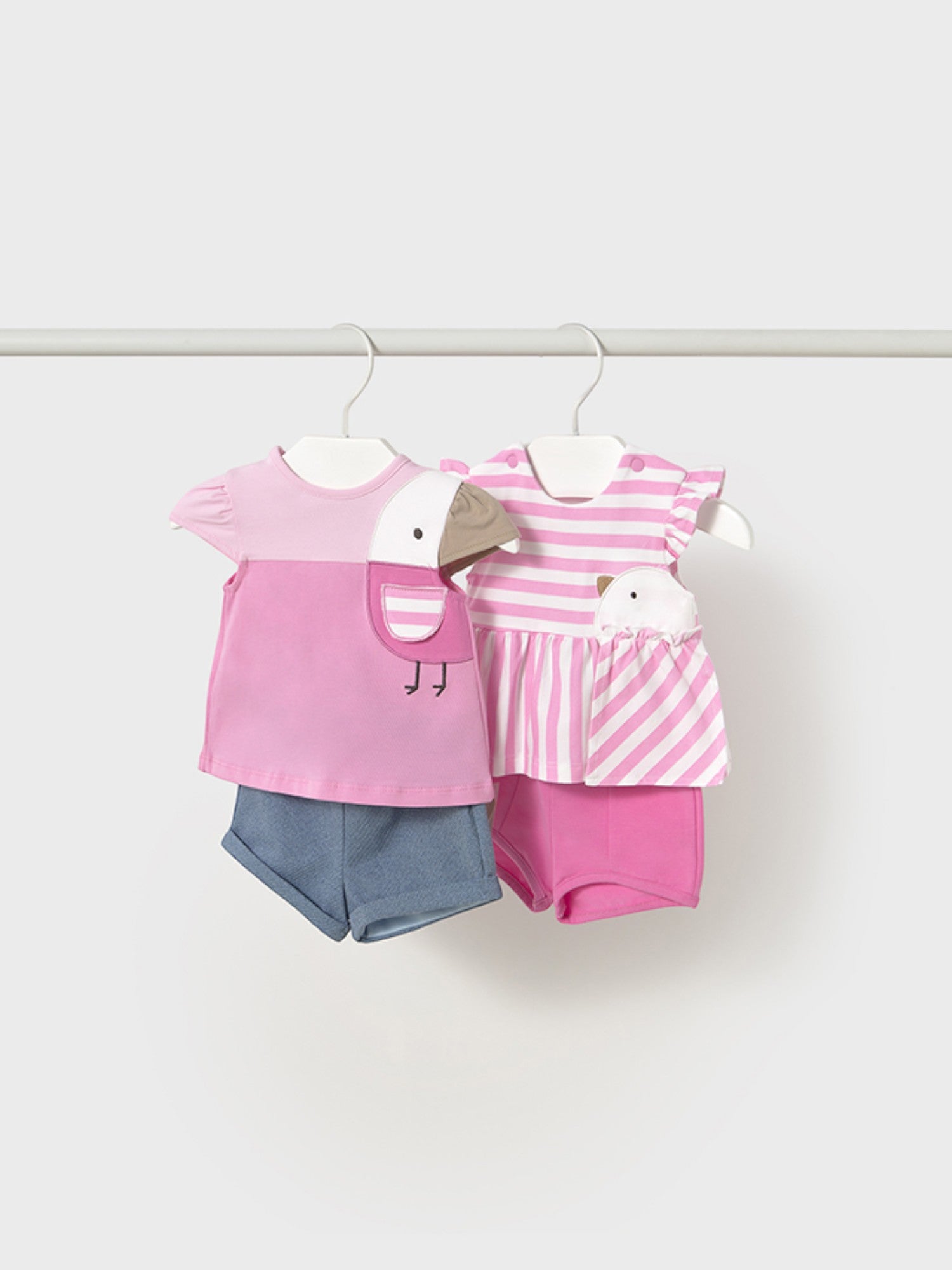 Completo punto 4 pezzi Bimba ROSA 1670 /R -  NANU' BABY