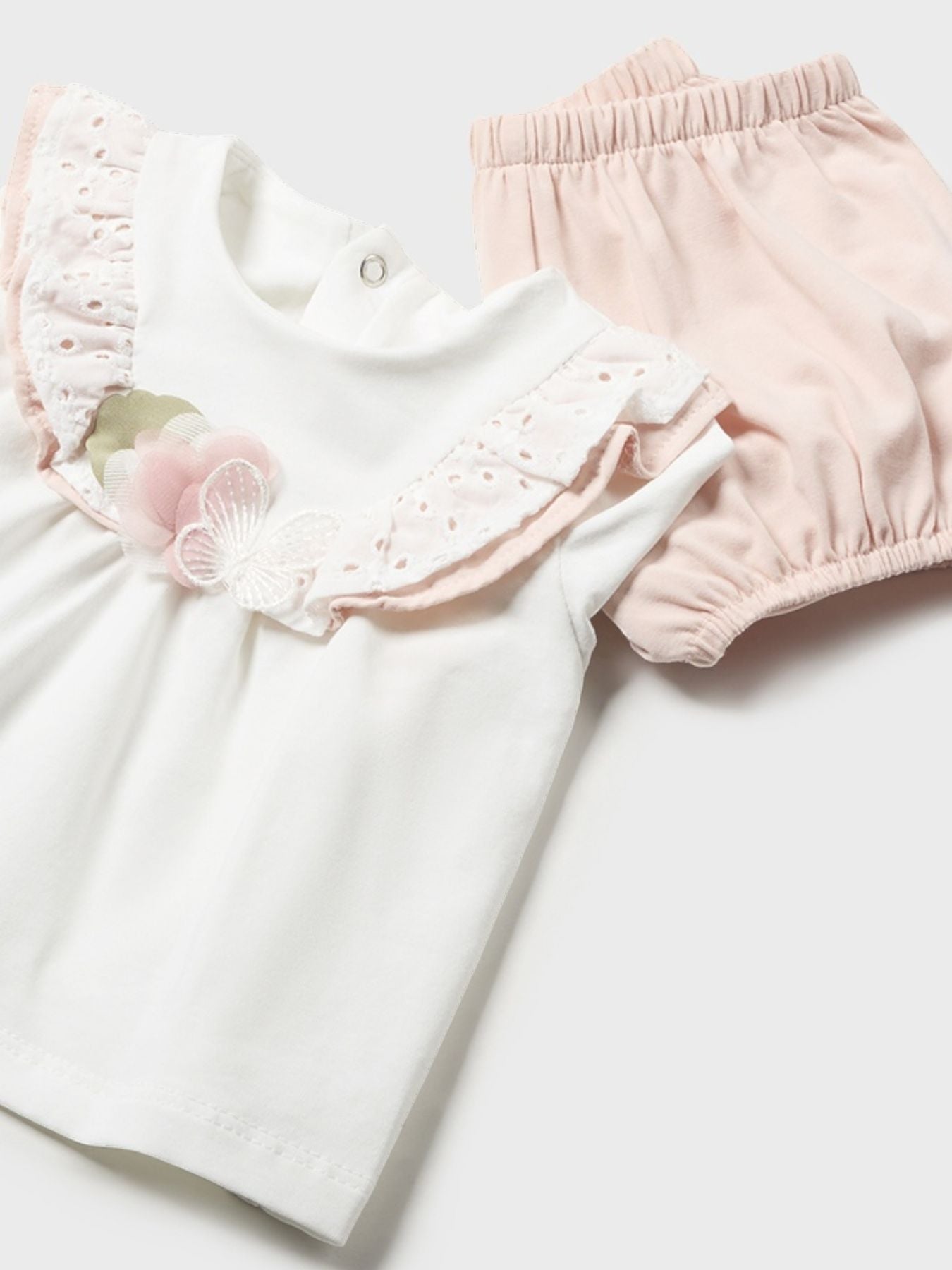 compl.4 pezzi corto Bimba ROSA CIPRIA 1610/N -  NANU' BABY