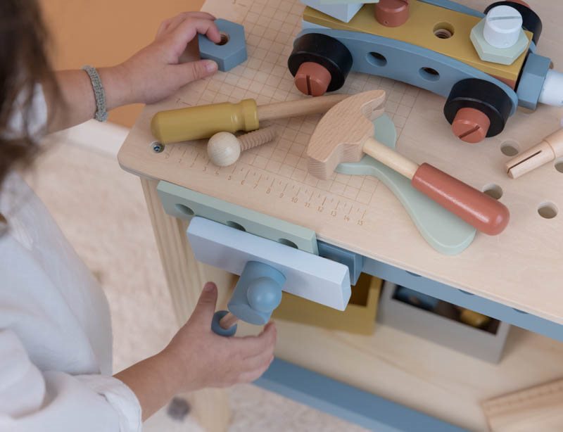Banco da lavoro per bambini  MULTICOLORE LD7079 -  NANU' BABY