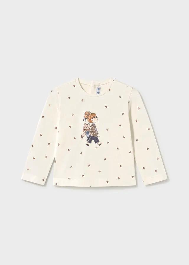 T-shirt Bimba Ecru 2086/95 by MAYORAL