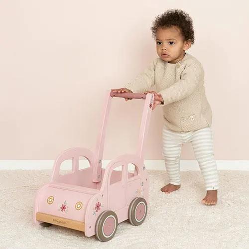 Carrellino primi passi Rosa LD7128 by LITTLE DUTCH