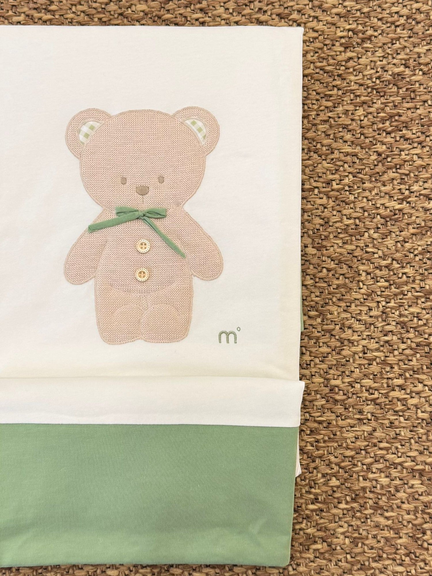 Coperta Neonato VERDE EB6281 -  NANU' BABY