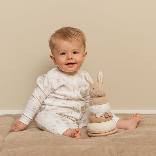 Anello a dondolo impilabile Baby Bunny  MULTICOLORE LD8858 -  NANU' BABY