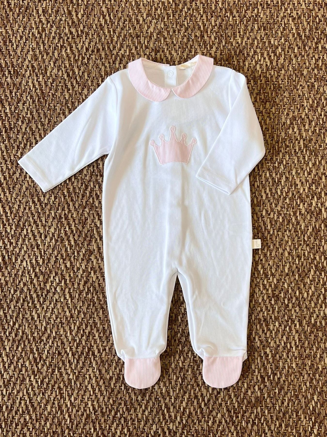 Tutina Corona Neonata Rosa CRWNLCM52R -  NANU' BABY