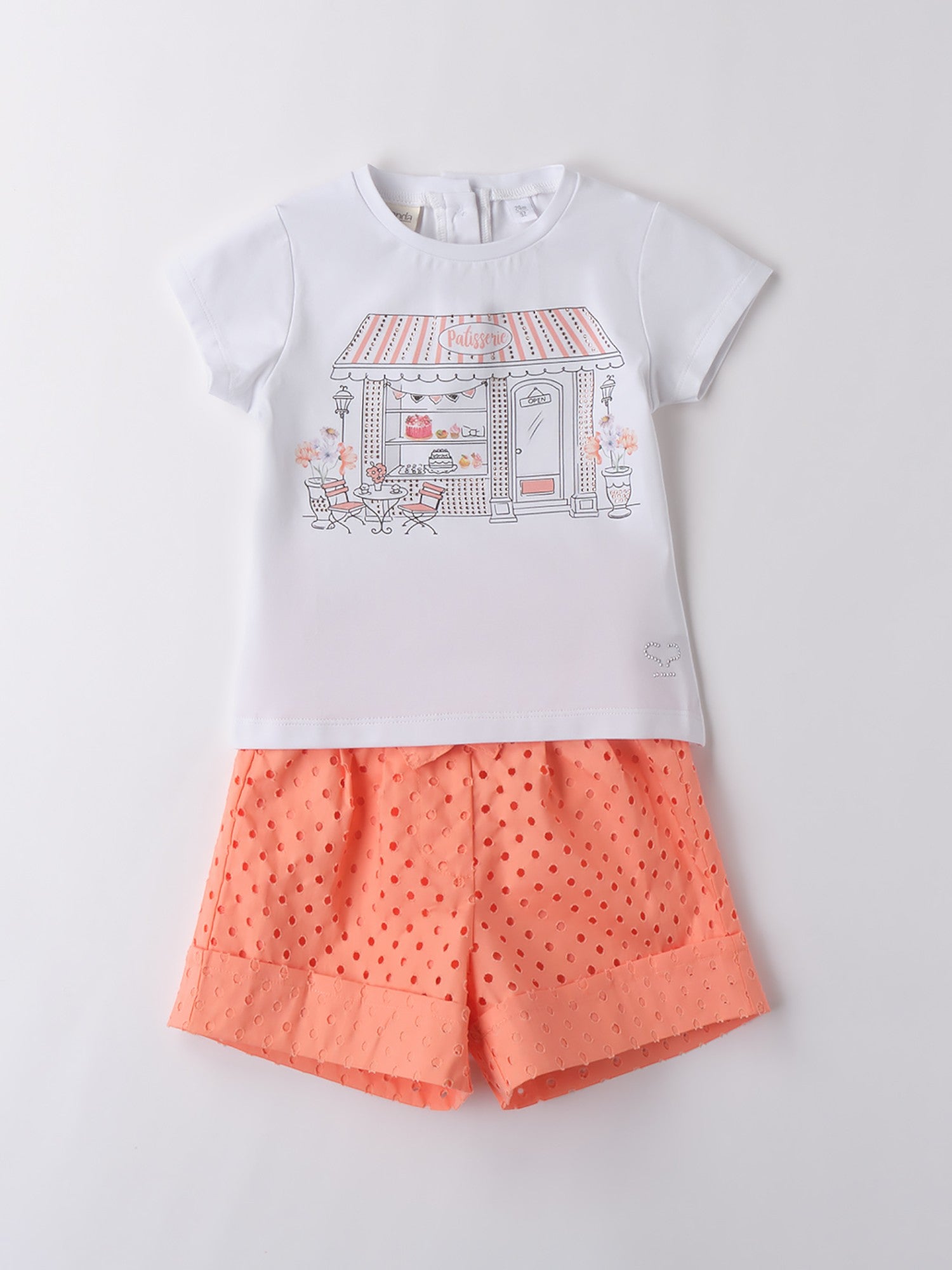 Completo Bimba BIANCO 0B351/0113 -  NANU' BABY