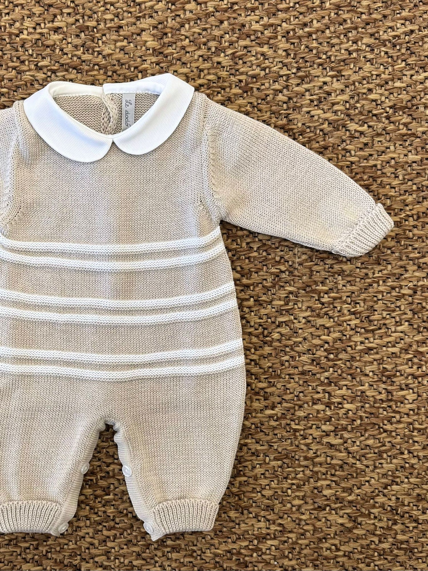 Tutina Neonato BIANCO T66L/3001 -  NANU' BABY