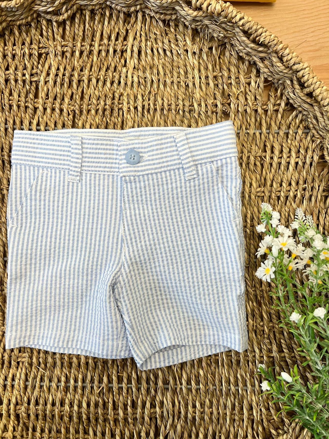 Bermuda bacchettato Bimbo AZZURRO SAVE DK304 -  NANU' BABY