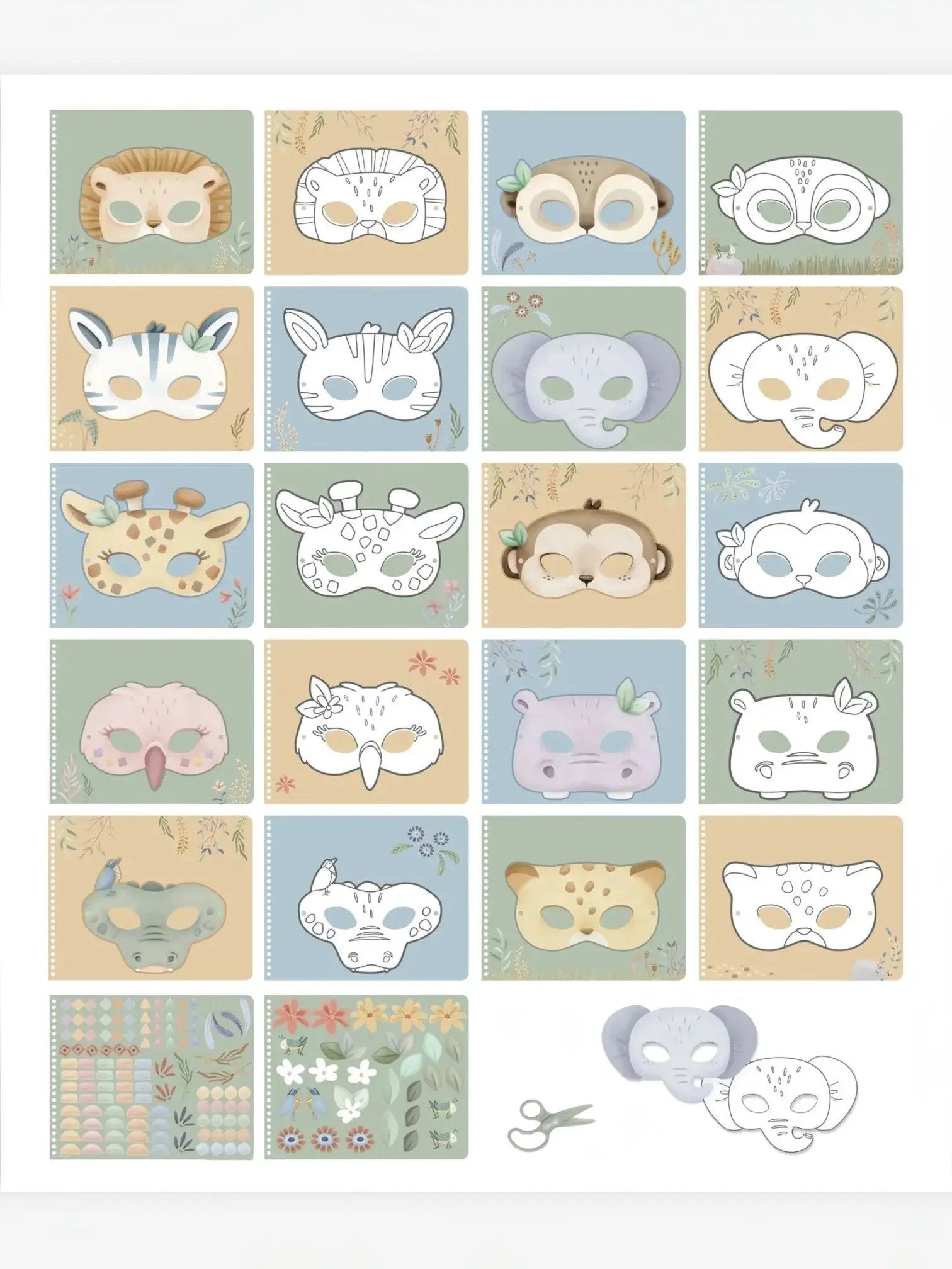Libro con forbici Multicolore BT126910 by LITTLE DUTCH