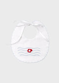 Bavetta Neonato Bianco MARIN/BV by PICCOLA GIUGGIOLA