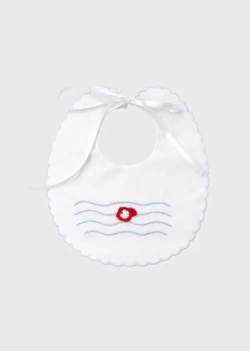 Bavetta Neonato Bianco MARIN/BV by PICCOLA GIUGGIOLA